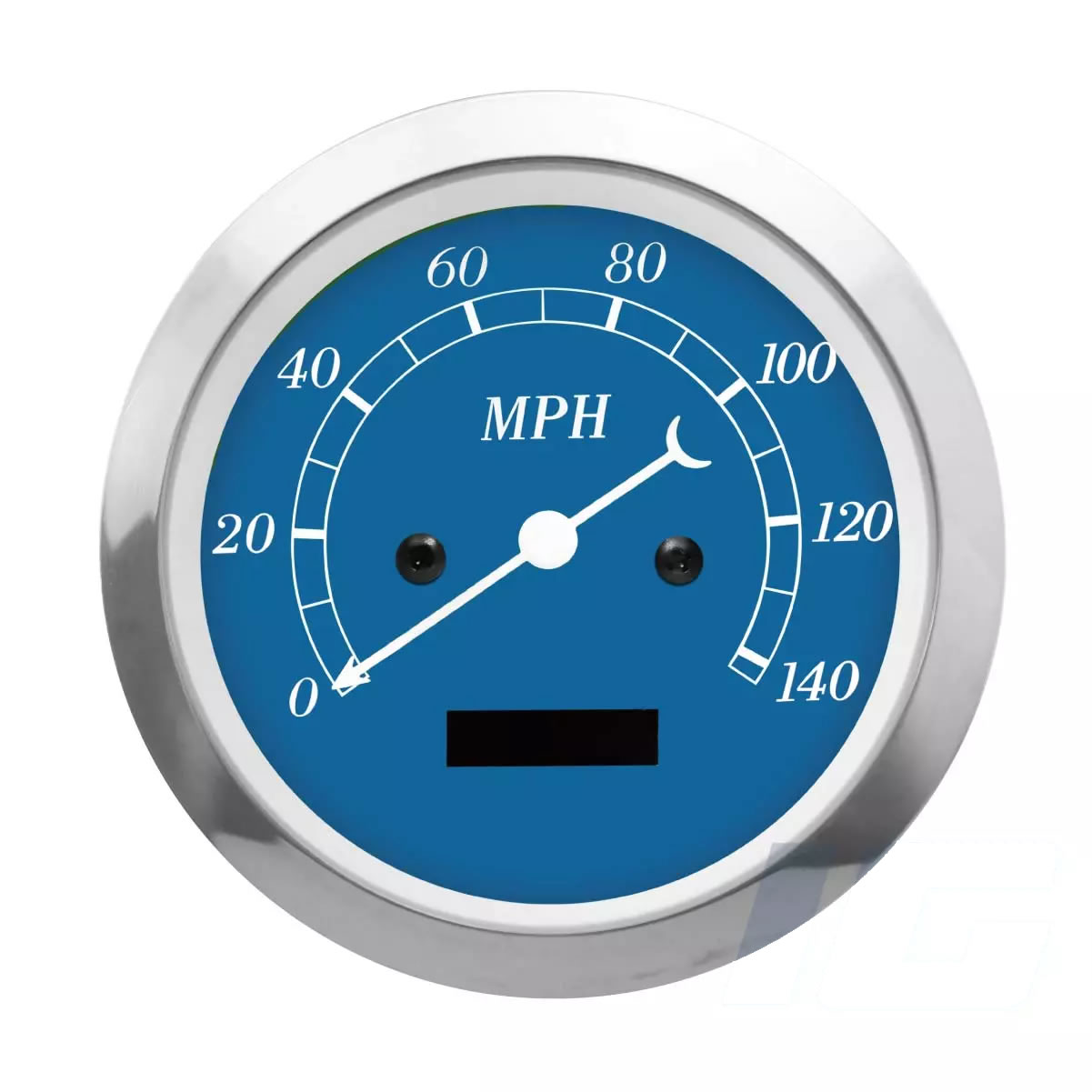 85mm Blue Face Red Needle - Electrical Speedometer For Vintage Car